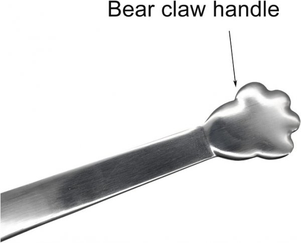 4 Pack Bear Short Handled Spoon Cute Animal Spoon 410 Stainless Steel Small Spoon