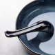 Ramen Soup Spoons Asian Blue Ceramic Soup Spoon for Pho Dessert Noodle 5 Pcs